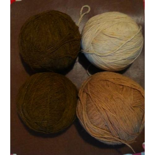 Пряжа нитки 3 цвета шерсть Общий Вес~ 970 гр For Hand Made, рукоделия, поделок