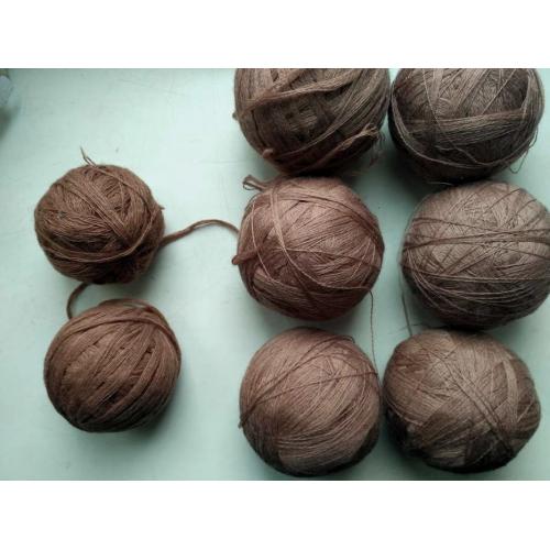 Пряжа нитки Шерсть цвет беж 2 оттенка общий вес 510 грамм For Hand Made, рукоделия, поделок