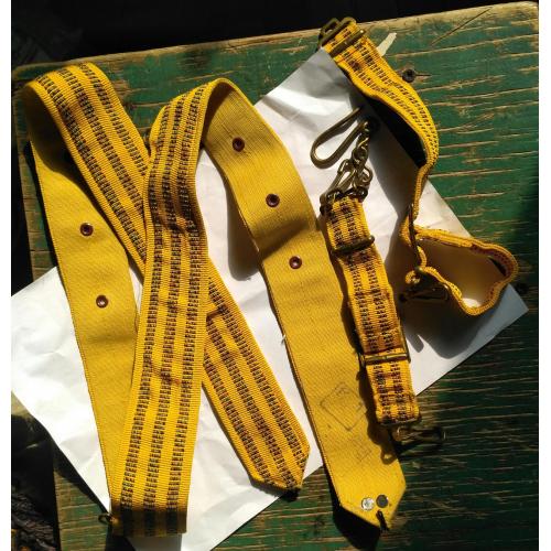 Ремень офицерский морской под кортик раритет (новый?) , набор 3 предмета