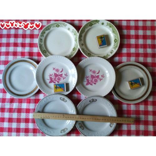 Тарелка тарелки для дома, для дачи экологически чистые 8 штук