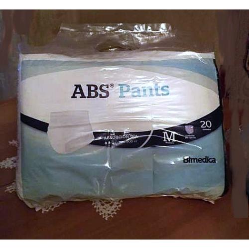 ТРУСЫ Подгузники підгузки ДЛЯ ВЗРОСЛЫХ ABS M в упаковке 20 штук 80-120 см НОВЫЕ