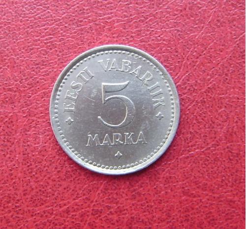Эстония 5 марок 1922 Редкая