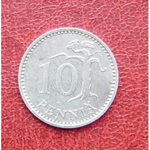 Финляндия 10 пенни 1987 М aUNC (Отметка монетного двора 'M' - Raimo Makkonen)