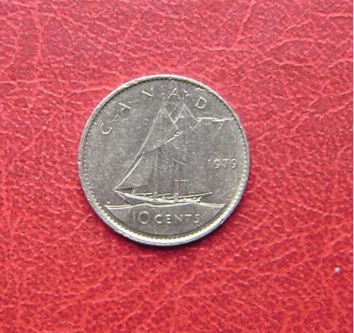 Канада 10 центов 1979