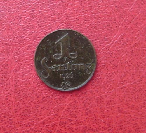 Латвия 1 сантим 1926