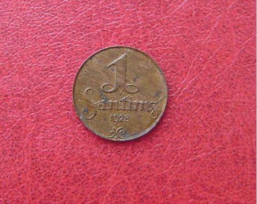 Латвия 1 сантим 1928