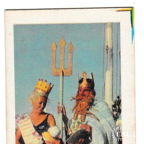 Календарик 1976 Посейдон, Мифы Древней Греции
