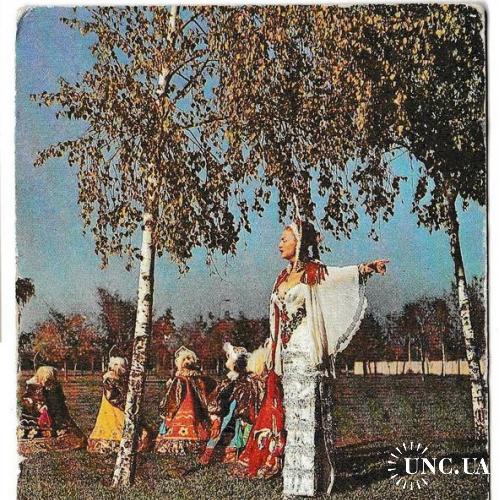 Календарик 1981 Цирк, Молдова, Энгелина Рогальская
