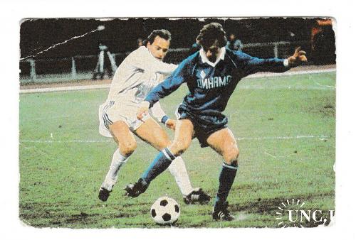 Календарик 1987 Спорт, футбол, Динамо-Киев
