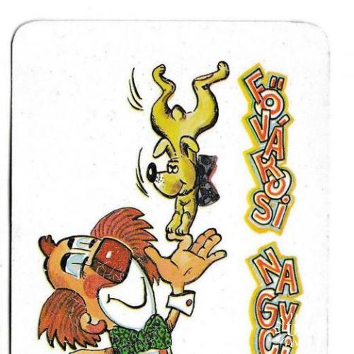 Календарик 1988 Цирк, клоун, С Новым Годом!, Венгрия
