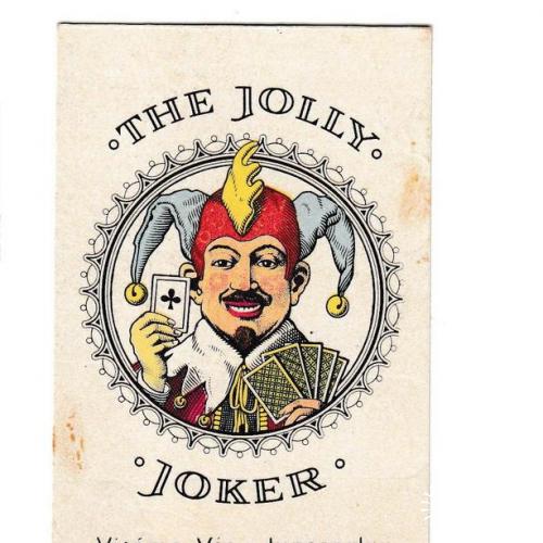 Календарик 1990 Джокер, The Jolly Joker, Лунапарк, Чехословакия
