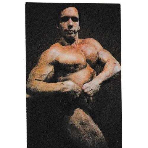 Календарик 1991 Культуризм, спорт, Бестран Харьков