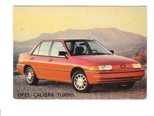 Календарик 1993 Авто, Opel, пресса
