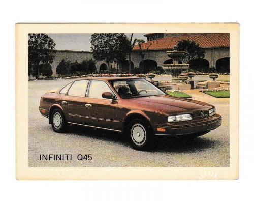 Календарик 1993 Авто, пресса, Infiniti