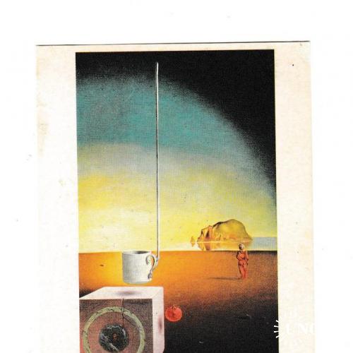 Календарик 1993 Дали, живопись, искусство РЕДКИЙ
