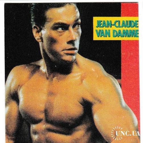 Календарик 1996 Кино, Жан Клод Ван Дамм, Jean Claude Van Damme