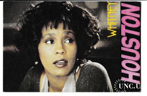 Календарик 1996 Музыка, кино, поп, Уитни Хьюстон, Whitney Houston
