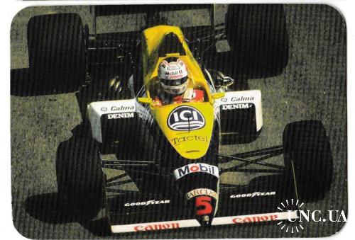 Календарик 1997 Авто, спорт, Формула 1
