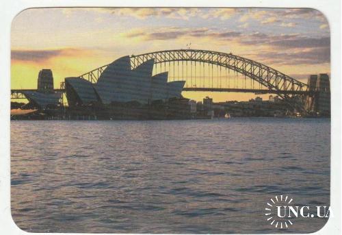 Календарик 1997 Сиднейский оперный театр, Австралия
