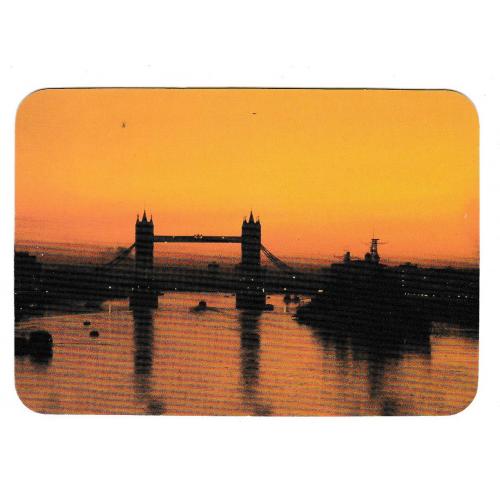 Календарик 1997 Тауерський міст, Лондон