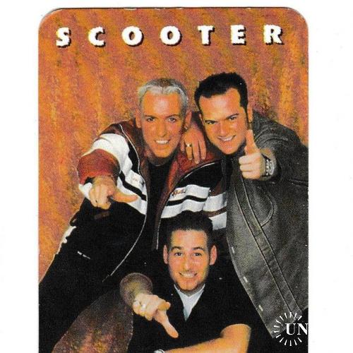 Календарик 2001 Музыка, поп, Scooter
