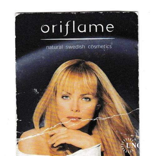 Календарик 2001 Реклама, девушка, Oriflame

