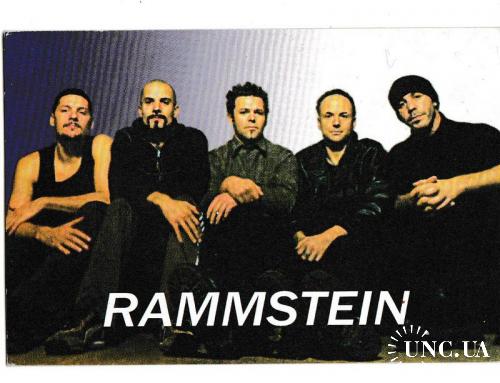 Календарик 2004 Рок, Industrial, Rammstein
