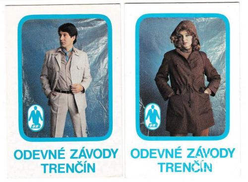 Календарики 1984 Мода, Тренчин, Чехословакия
