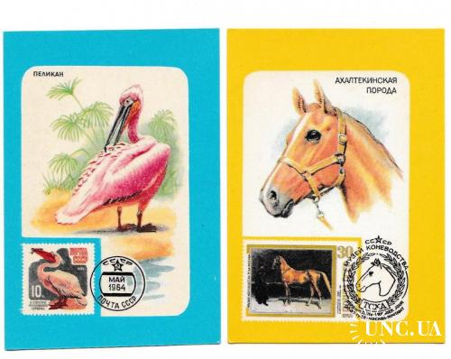 Календарики 1990 Филателия, фауна

