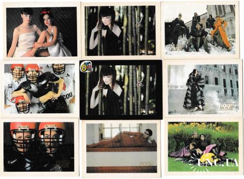 Календарики 1992 Девушки, Inter Image