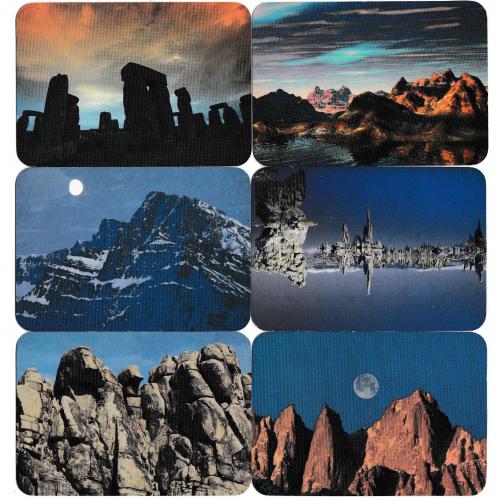 Календарики 1997 Гори, природа