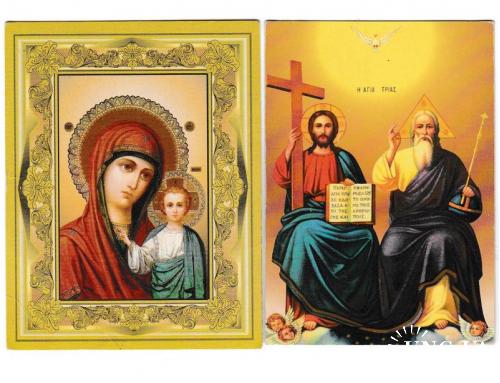 Календарики 1999 Церковные, Иконы
