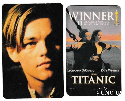 Календарики 1999 Кино, Ди Каприо, Титаник
