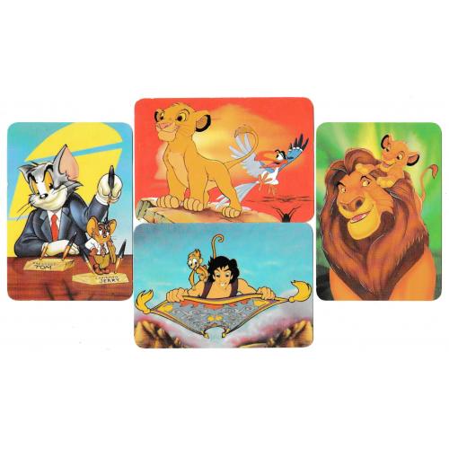 Календарики 2000 Мультфильмы, Дисней, Disney, Король Лев, Том и Джерри, Аладдин, Tom And Jerry, Lion