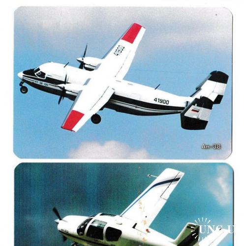 Календарики 2004 Авиация, пресса, журнал Вестник Воздушного Флота, АН-38, ИЛ-103
