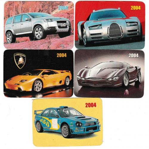 Календарики 2004 Авто
