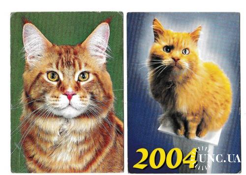Календарики 2004 Кошки
