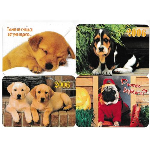 Календарики 2006 Собаки