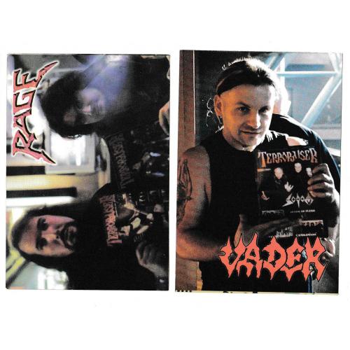 ​Календарики 2007 Rage, Vader, Heavy Metal, Death Metal, Terroraiser