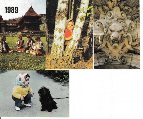 Календарики. Україна 1989
