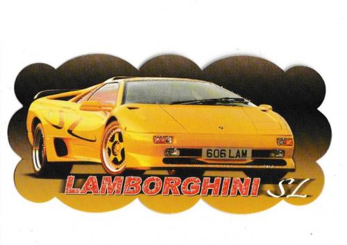 Наклейка на липучке, авто, Lamborghini
