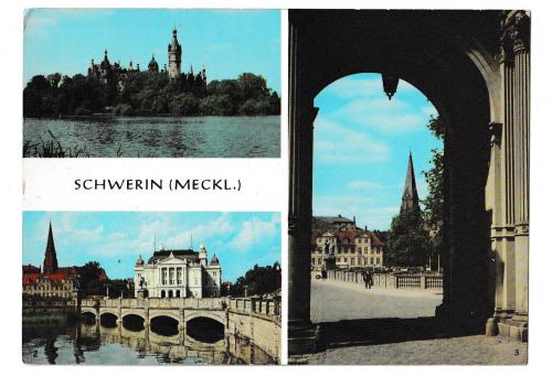 Открытка 1972 Шверин, Мекленбург, Германия