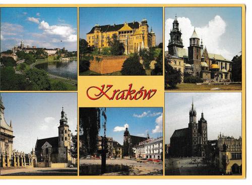 Открытка Польша, Krakow - Wawel i Stare Miasto