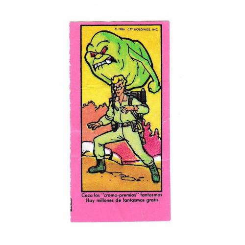 Вкладыш Los Cazafantasmas Ghostbusters 1986 ИСПАНИЯ, Охотники За Привидениями РЕДКИЙ