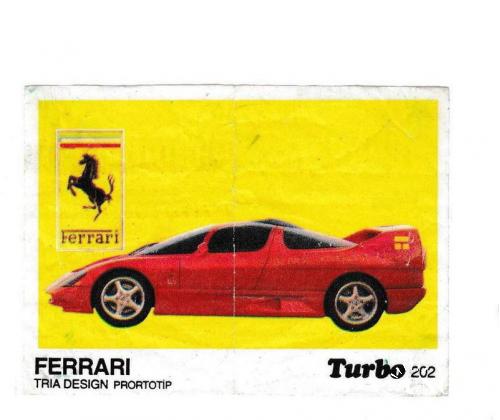 Вкладыш Turbo 202 Ferrari