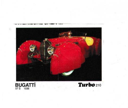 Вкладыш Turbo 210 Bugatti

