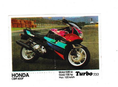 Вкладыш Turbo 233 Honda
