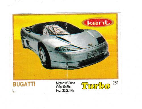 Вкладыш Turbo 261 Bugatti
