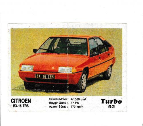 Вкладыш Turbo 92 Citroen

