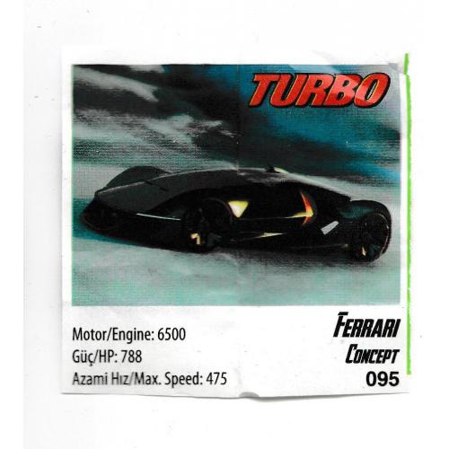Вкладыш Turbo 95, Ferrari